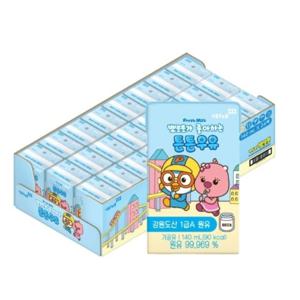 [서울에프엔비] 뽀로로가 좋아하는 튼튼우유 140mL x 24개입