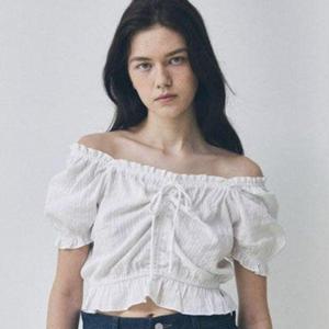 [후아유]Dobby Shiring Blouse WHYAF3541F