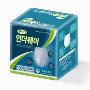 통기성좋은 성인용 팬티 기저귀 특대 10매 1P 요실금 (WFG2ZVV)