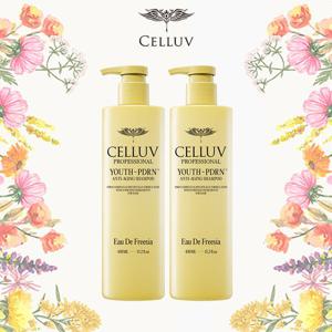 [파격가]CELLUV 셀럽 PDRN 샴푸-대용량2개(프리지아향)
