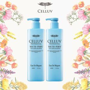 [파격가]CELLUV 셀럽 PDRN 샴푸-대용량2개(뮤게향)