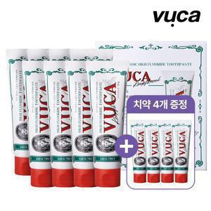 [쿠폰적용 1500원대 특가]뷰카 클래식 고불소 치약 1450ppm 아쿠아민트향 110g 8개+아쿠아민트 110g 4개 추가