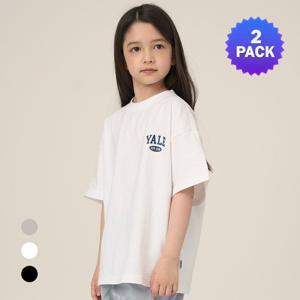 [1+1] 예일 에센셜 티셔츠 반팔 2PACK 묶음