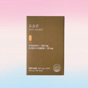 요습관 1박스 30정 BKwell 크랜베리 호박씨 복합추출물