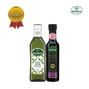 [올리타리아] 엑스트라버진 올리브오일 500ml,  발사믹3 그레이프 250ml