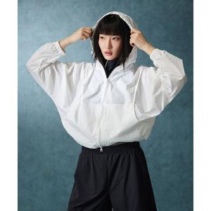 SPAO UV차단 라이트 후드 크롭 윈드브레이커 SPJJF25G01