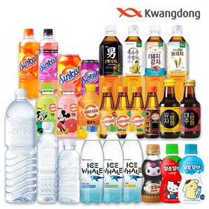 [광동직영] 제주삼다수 그린 무라벨 생수 2L 24병 외 광동 생수/음료 모음전