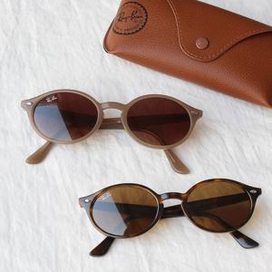 RAY-BAN 레이벤 선글라스 RB4315 71073 호피 타원형 뿔테