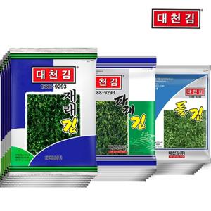 대천김 재래김 10봉+파래김 10봉+돌김 10봉 혼합(30봉x1박스)