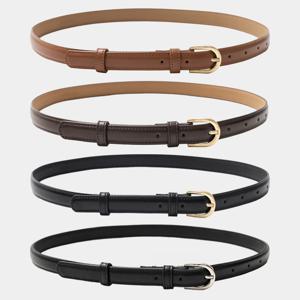[룩캐스트] 엘르 비건 레더 벨트 / ELLE VEGAN LEATHER BELT_4colors