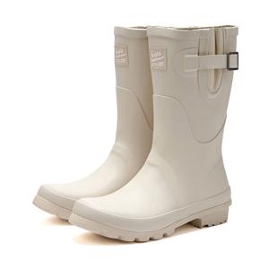 락피쉬 ORIGINAL MATT RAIN BOOTS SHORT IVORY FLRWES1W05