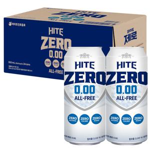하이트 제로 500ML x24캔 무알콜맥주맛음료