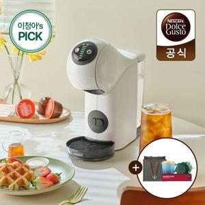 (현대Hmall) 돌체구스토 캡슐 커피머신 지니오S 베이직 (르크루제컵+아이스트레이+백+샘플캡슐)