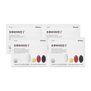 덴프스 NEW 트루바이타민I 멀티비타민 앤 루테인 1690mg x 30포 x 4박스