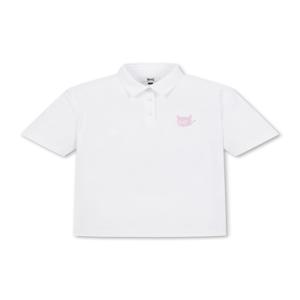 오리지널 여성 Illusion WAACKY Loose Fit SS 폴로 (WWTCX24230WHX)
