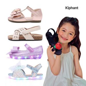 [키펀트]여아구두 여아샌들 레인부츠 LED 젤리슈즈 아쿠아슈즈