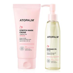 아토팜 매터니티 임산부 스트레치 마크 크림 150ml + 오일 120ml