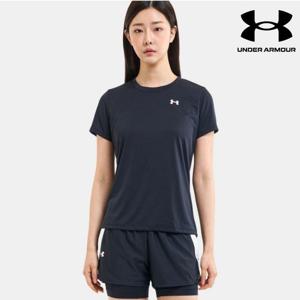 여성 기본 로고 스포츠 기능성 티셔츠 UA Tech 반팔 1384231-001