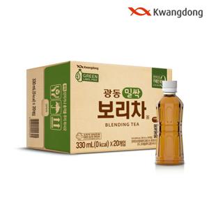 [광동직영] 광동 밀싹보리차 무라벨 330ml x 20pet