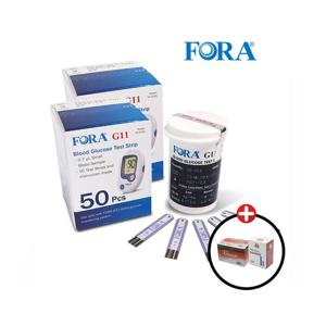 FORA 포라 G11 혈당측정검사지 100매 [무료사은품]