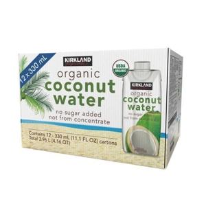 커클랜드 유기농 코코넛 워터 330ml x 12개 코스트코