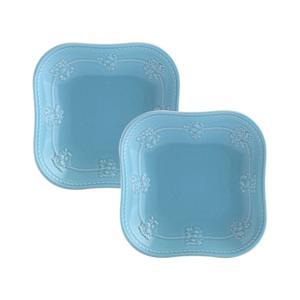 [AK분당점] [웨지우드] 페스티비티 12cm 사각접시 2p (블루)