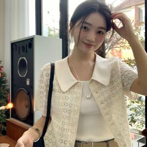 [올리브데올리브] 플로럴 레이스 아우터형 셔츠 OW5XB4530