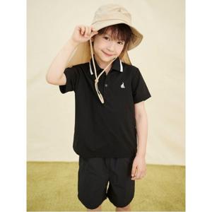 [시즌오프30%][25SS 10%]핫썸머 SORONA 아이스 칼라 반팔 상하세트  블랙 (BI5442U065)