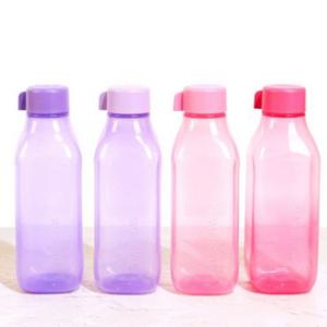 타파웨어 에코 사각 물병 1L 4P 퍼플/핑크 스포츠 아웃도어 물통 텀블러