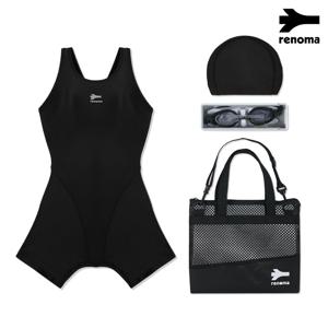 여아동실내생존수영복수경수모세트 RN-GS2D865SET_BK