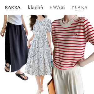 [KARRA 外] 썸머 데일리룩 추천! 캐주얼&오피스룩 반소매이너/여름 아우터 외