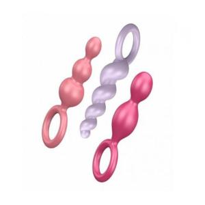 새티스파이어 애널플러그 3세트 컬러풀 우머나아저 WOMANIZER
