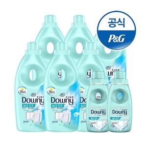 다우니 초고농축 섬유유연제 향수컬렉션/실내건조/탈취파워 1Lx6 + 200ml x2개증정[S603*2]