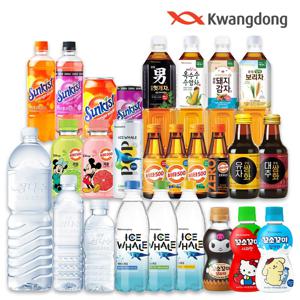 [광동직영] 제주삼다수 그린 무라벨 생수 2L 24병 외 광동 생수/음료 모음전