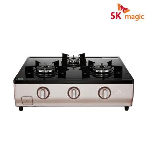 SK매직 3구 가스레인지 5단 미세화력 GRA-CM300R
