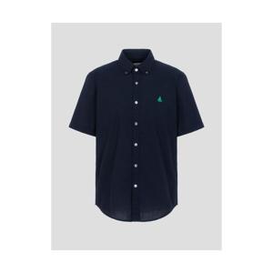 매장 빈폴 BEANPOLE MEN 시어서커 솔리드 반소매 셔츠 네이비 (BC5465C41R) BC5465C41R 102512