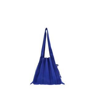 Lucky Pleats Knit S Royal Blue