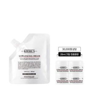 [6] 키엘 수분크림 리필 파우치 150ml 세트 (+28ml 정품용량)