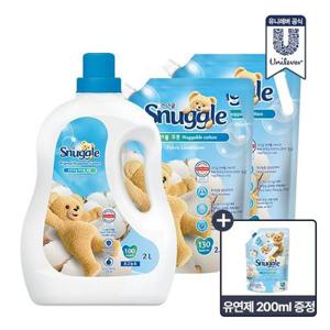 [APP전용][최종가 17,900원]스너글 오리지널 섬유유연제 2L + 2.6L x 2개(허거블코튼/블루밍부케 2종 택1)