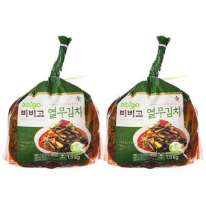 CJ제일제당 비비고 열무김치 1.5kg x 2개