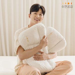 [방수+냉감커버증정] 라운드형 NEW 우유베개 메모리폼 기능성 경추 베개 1EA
