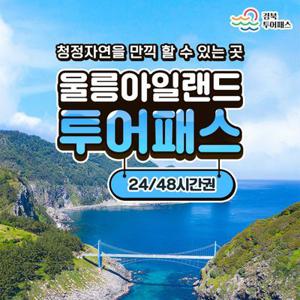 경북 울릉아일랜드투어패스 / 여행 배 버스 전망대 케이블카 모노레일 관광