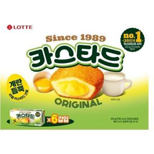 [MAXX] 롯데 카스타드 오리지날 (138G*6입)