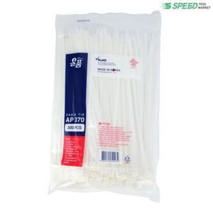 국산 올품 케이블타이 370mm (화이트) 300개 1봉 폭7.6mm 두께1.6mm 전선정리 고정끈