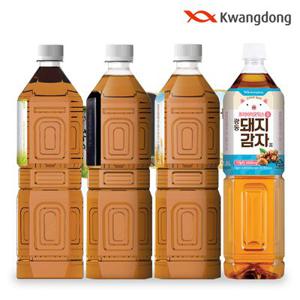 [광동직영] 옥수수수염차 / 헛개차 / 밀싹보리차 / 돼지감자차 1.5L 12pet 골라담기 (무/유라벨 랜덤 발송)