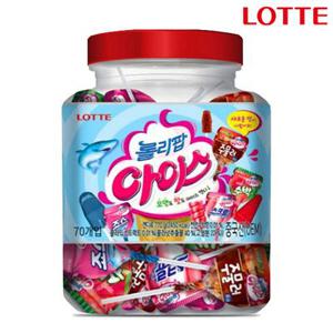 롯데 롤리팝 아이스 사탕 660g (60개입)