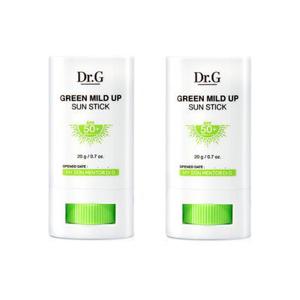 닥터지 그린마일드업 무기자차 선스틱 2개 20g+20g