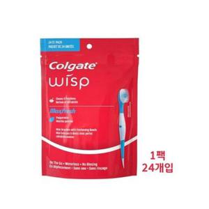 콜게이트 위스프 일회용칫솔 24개입 1개