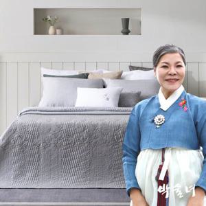 박술녀 프리미엄 풍기인견 피그워싱 침구세트 작품명 청화 / 이불+패드+베개커버 / 선물추천