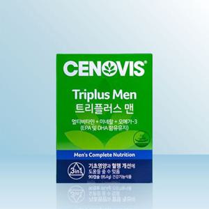 (소비기한 25.10월) 세노비스 트리플러스 맨 1060mg x 90캡슐 / I.Y